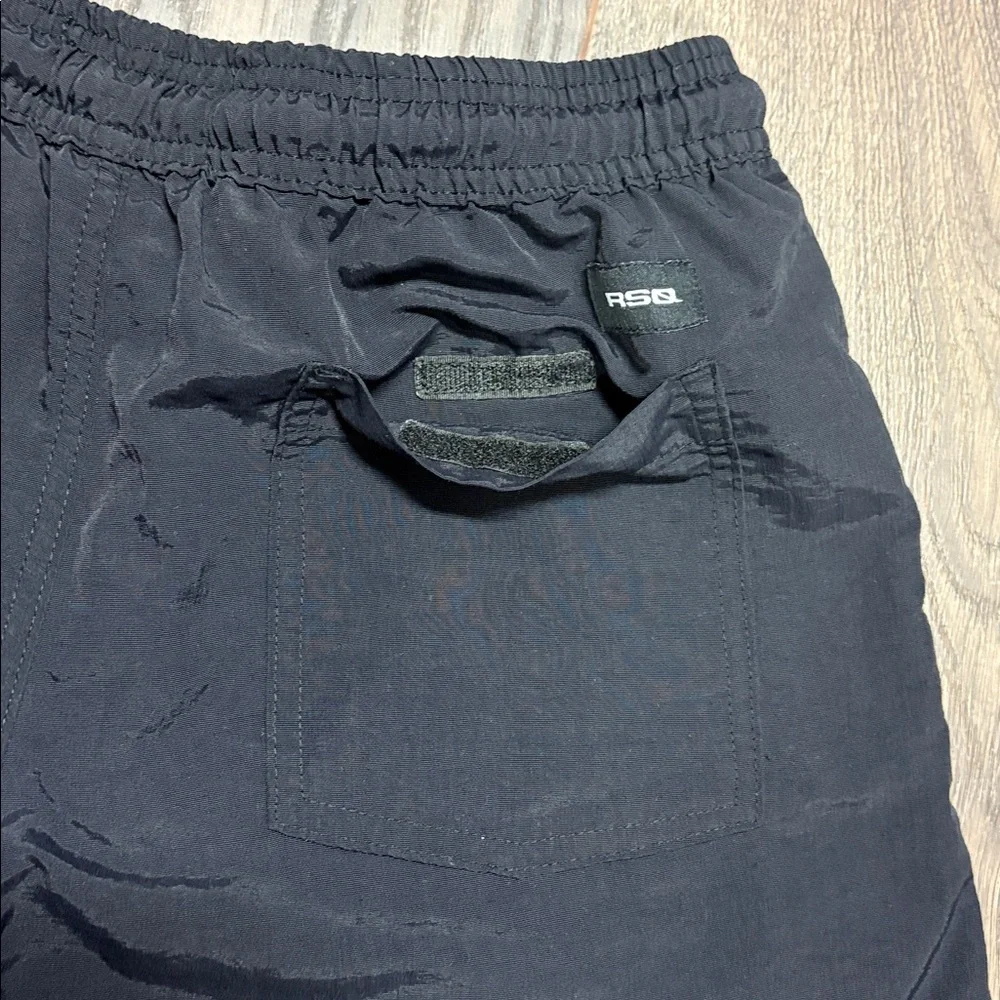 RSQ Black Nylon Shorts Medium - great condition! - Picture 5 of 5